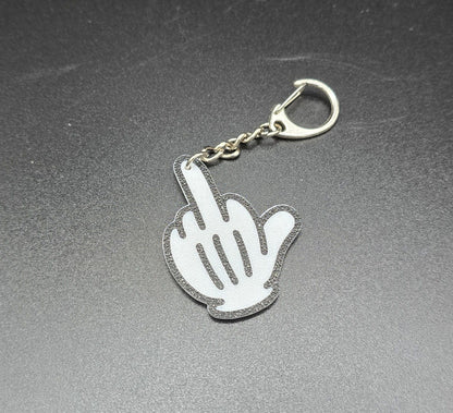 Schlüsselanhänger Mittelfinger