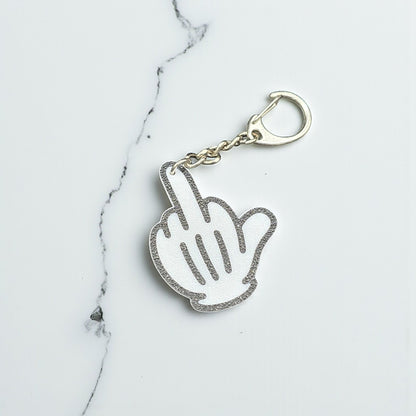 Schlüsselanhänger Mittelfinger