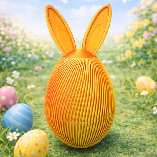 Osterei mit Hasenohren – Geschenkbox Deko