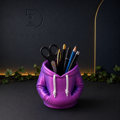 Stiftehalter im Hoodie-Design