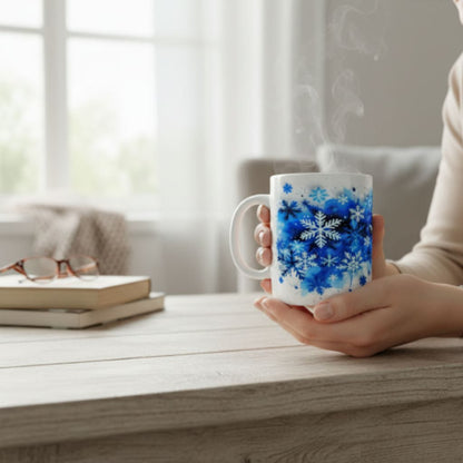 Snowflake Blau